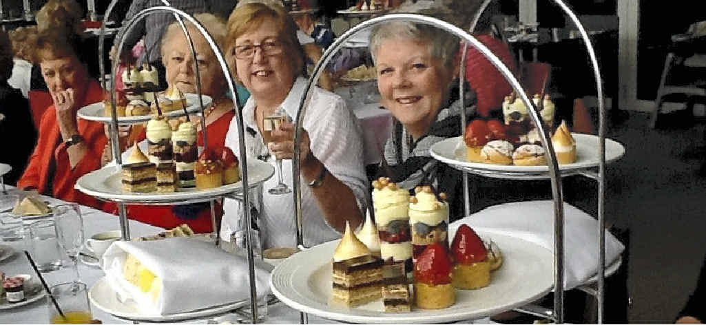 Sorrento Probus members enjoying their high tea at Royal Pines Resort. Sorrento Probus members enjoying their high tea at Royal Pines Resort.